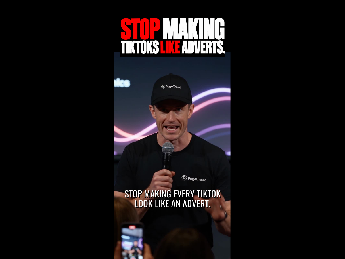 🎵 Stop Making TikToks Like Adverts
