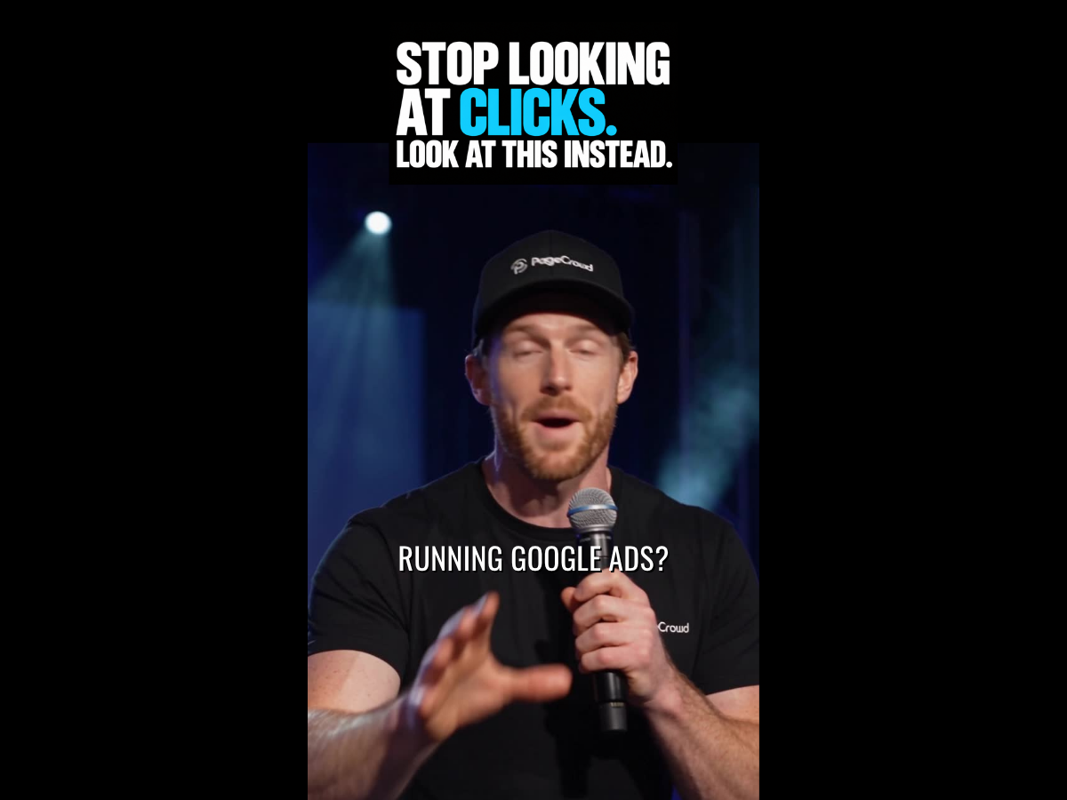 🚨 Stop Looking at Google Ads Clicks. Look at This Instead.