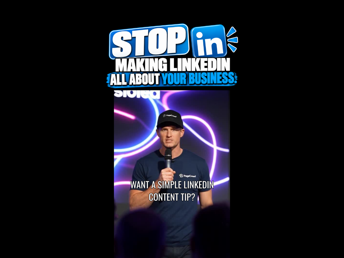 Stop Making LinkedIn All About Your Business