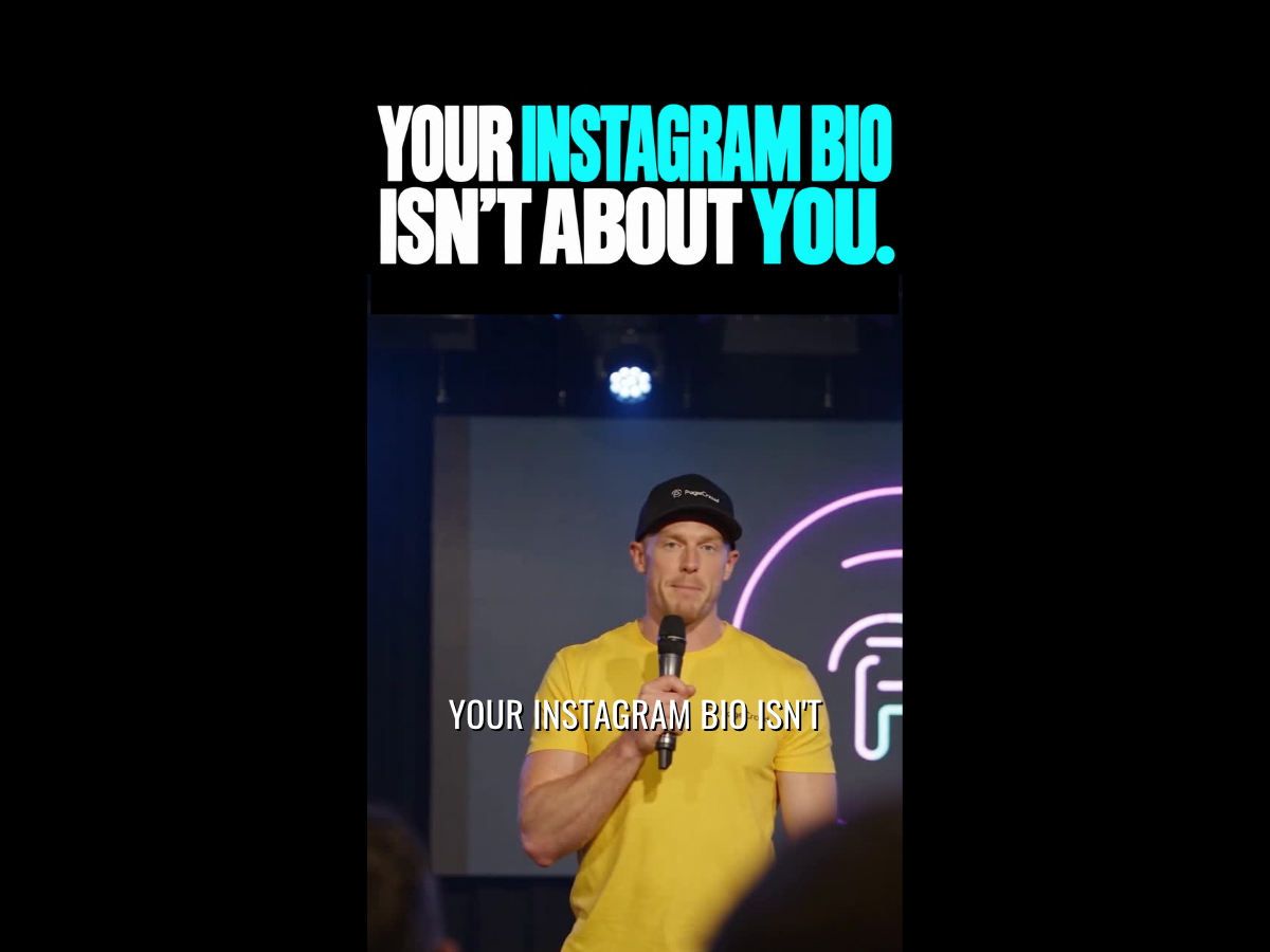 📱 Your Instagram Bio Isn’t About You — It’s About Your Customer
