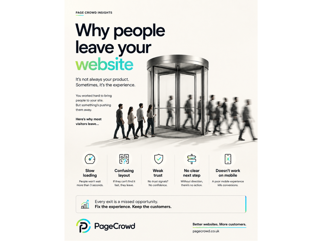 Why People Leave Your Website (And How to Keep Them There)
