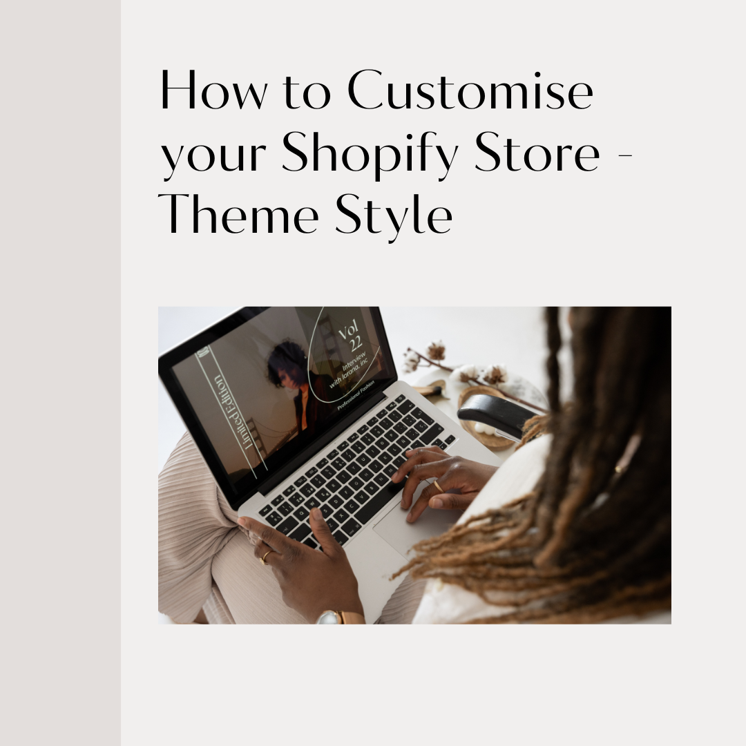 How to Customise your Shopify Store - Theme Style – PageCrowd.co.uk