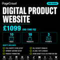 Digital Product Website (One Time Fee)