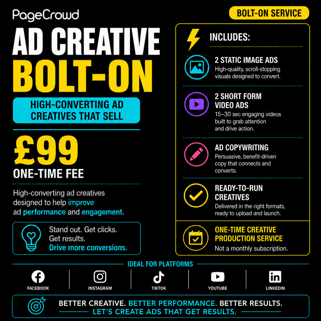 Ad Creative - One Time Fee