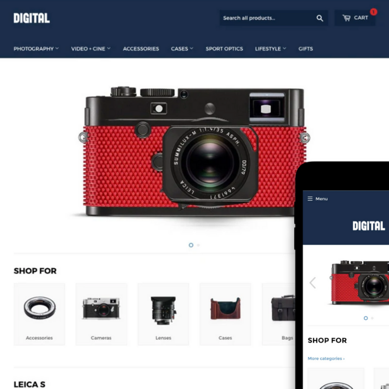 Digital Product Website