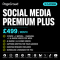 Social Media Package - Premium Plus (Monthly Fee)